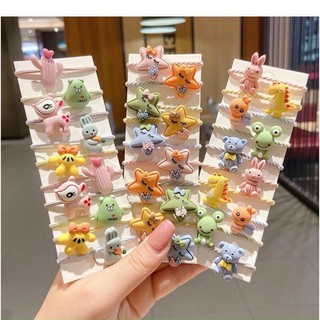 set 10 chun buộc tóc siêu xinh cho bé