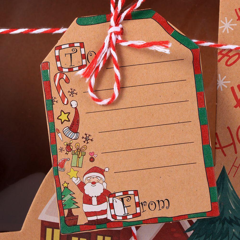 CHOOKEY Set 3 Hộp Giấy Đựng Bánh Kẹo Làm Quà Giáng Sinh