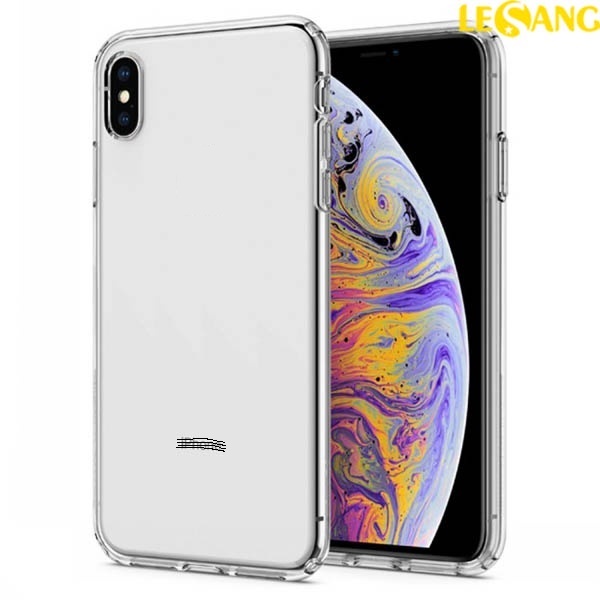 Ốp lưng Xs Max / Xs Spigen Liquid Crystal, (Trong Suốt) - Hàng Chính Hãng.