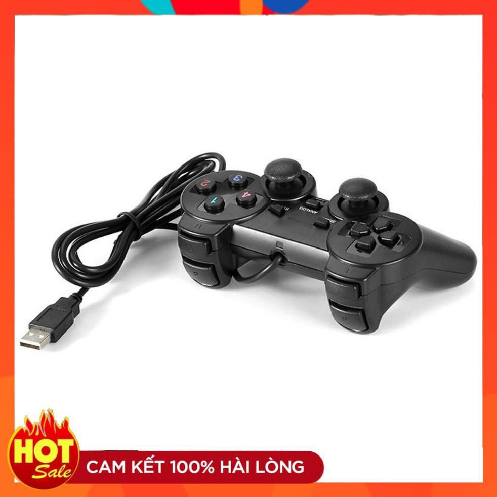 [Chính Hãng] Tay Cầm Chơi Game PC Đầu USB Có Rung, Joystick