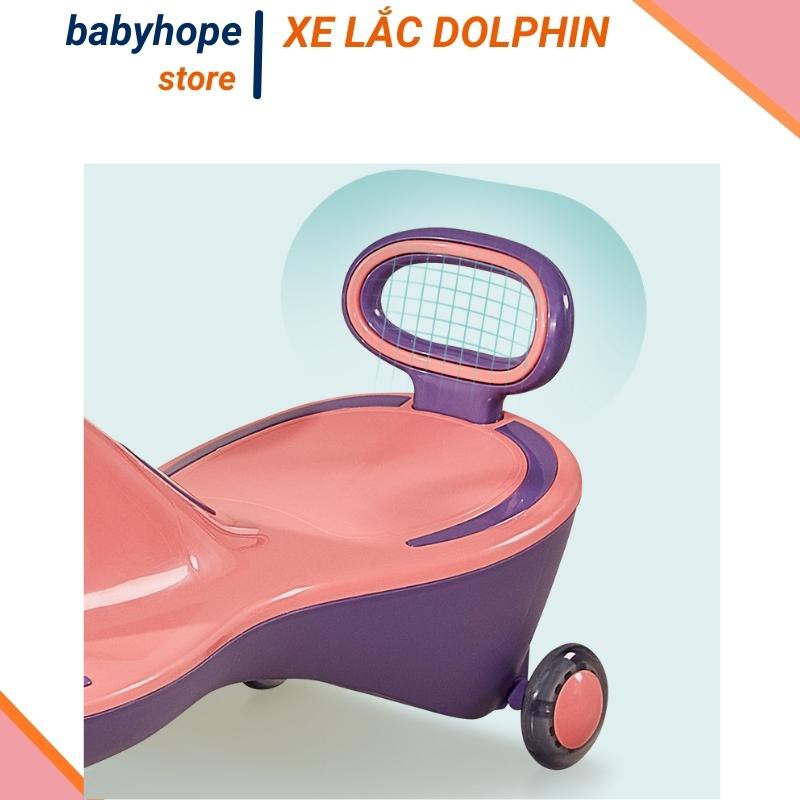 Xe lắc chòi chân cho bé có nhạc đèn led bánh phát sáng