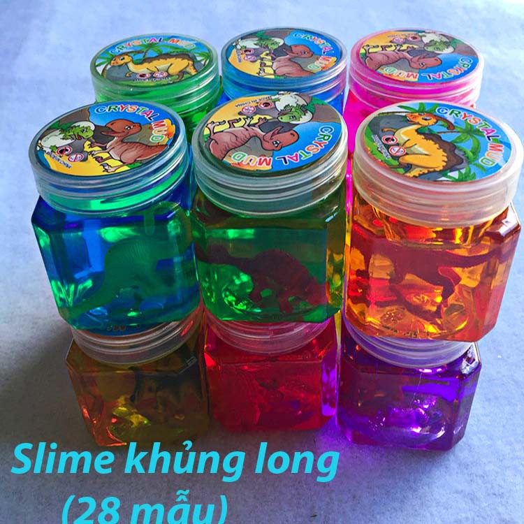 đồ chơi slime -chất nhờn mềm - slime có hình khủng long mã FLP5 GHàng nhập khẩu