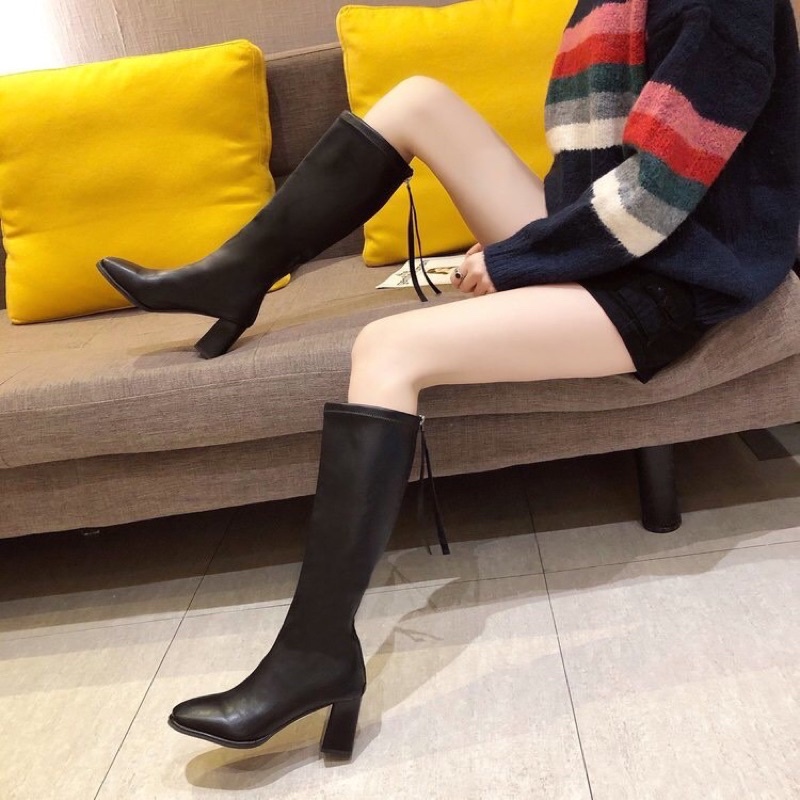 Bốt đùi nữ khoá sau 7p da mờ siêu hot