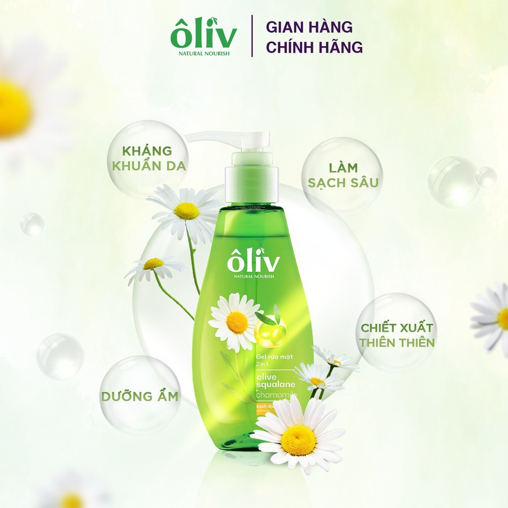 [HB- Gift] Gel Rửa Mặt 2 In 1 Sạch Da Dịu Nhẹ Ôliv 160g | BigBuy360 - bigbuy360.vn