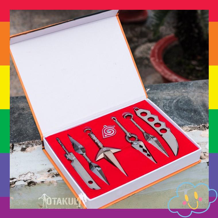 Bộ Móc Khóa Naruto - Đen Bóng