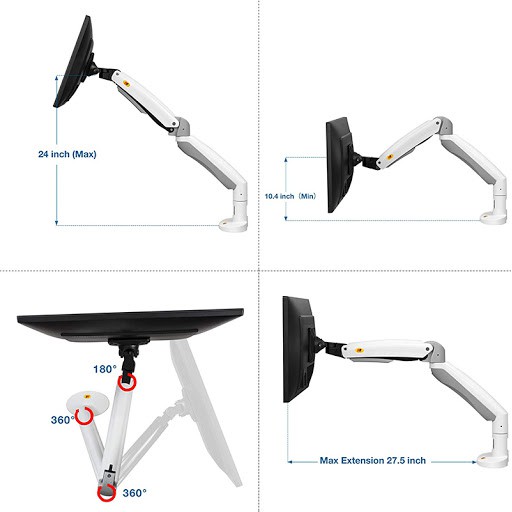 Giá Treo Máy Tính NB - F100A [ Phù Hợp Màn Hình 22" - 35 "  ] -  [ HÀNG CHÍNH HÃNG ] Model 2021