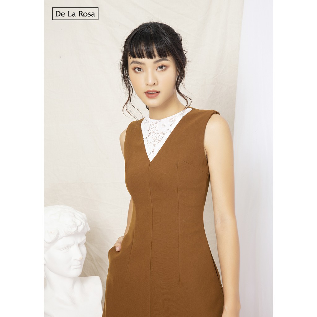 Đầm váy cổ ren dáng suông - De La Rosa | BigBuy360 - bigbuy360.vn