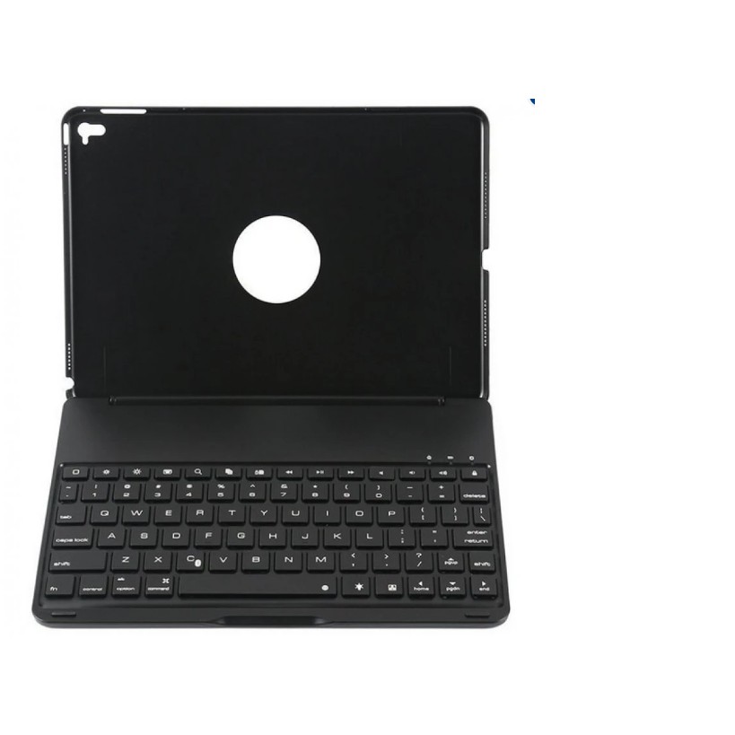 Bàn phím Bluetooth ipad Pro 9.7 (Black) - Thiết kế sang trọng - 7 màu đèn cho bàn phím