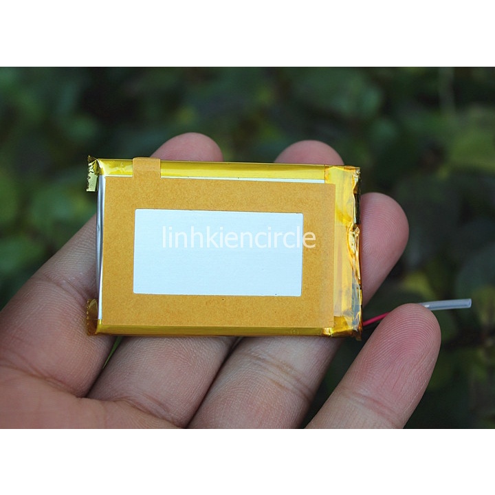 Pin lithium 3.7V 600mA 2.22Wh có mạch bảo vệ mới 100% dùng cho loa Bluetooth DIY - LK0385