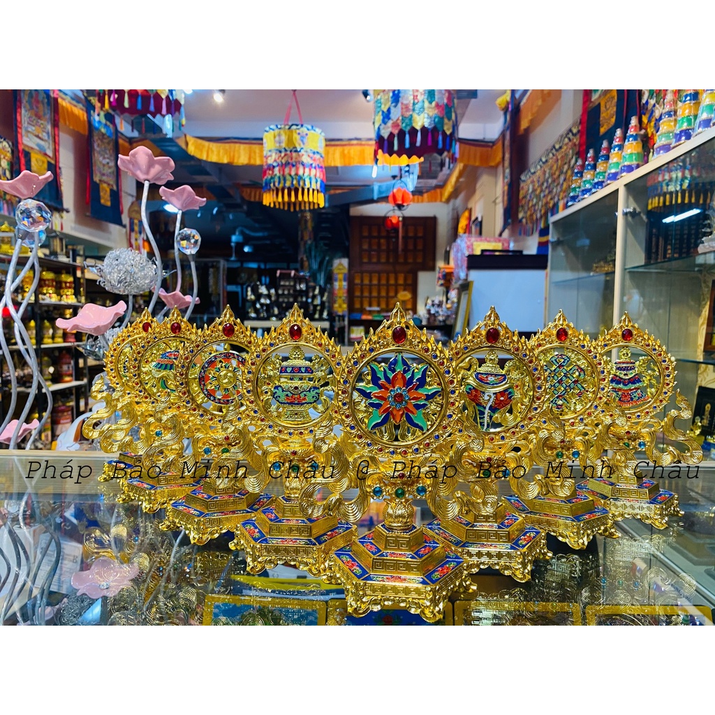 [PHÁP BẢO MINH CHÂU] BỘ TÁM MÓN CÁT TƯỜNG 17CM - ĐẸP TINH XẢO