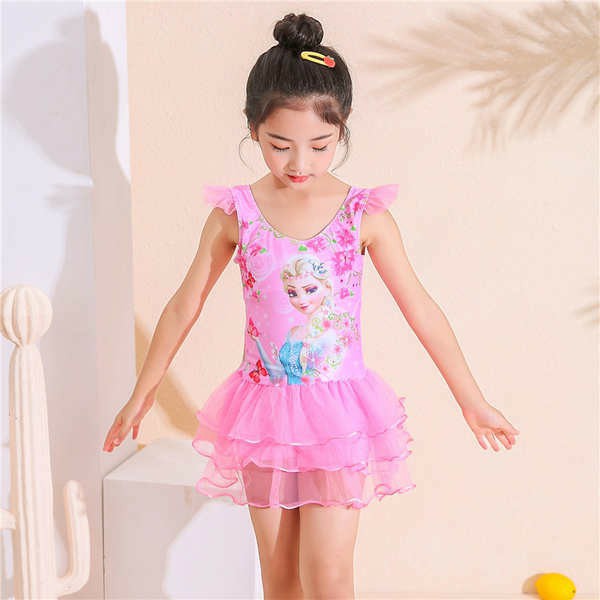 Đồ bơi liền họa tiết Elsa cho bé gái 9-20kg