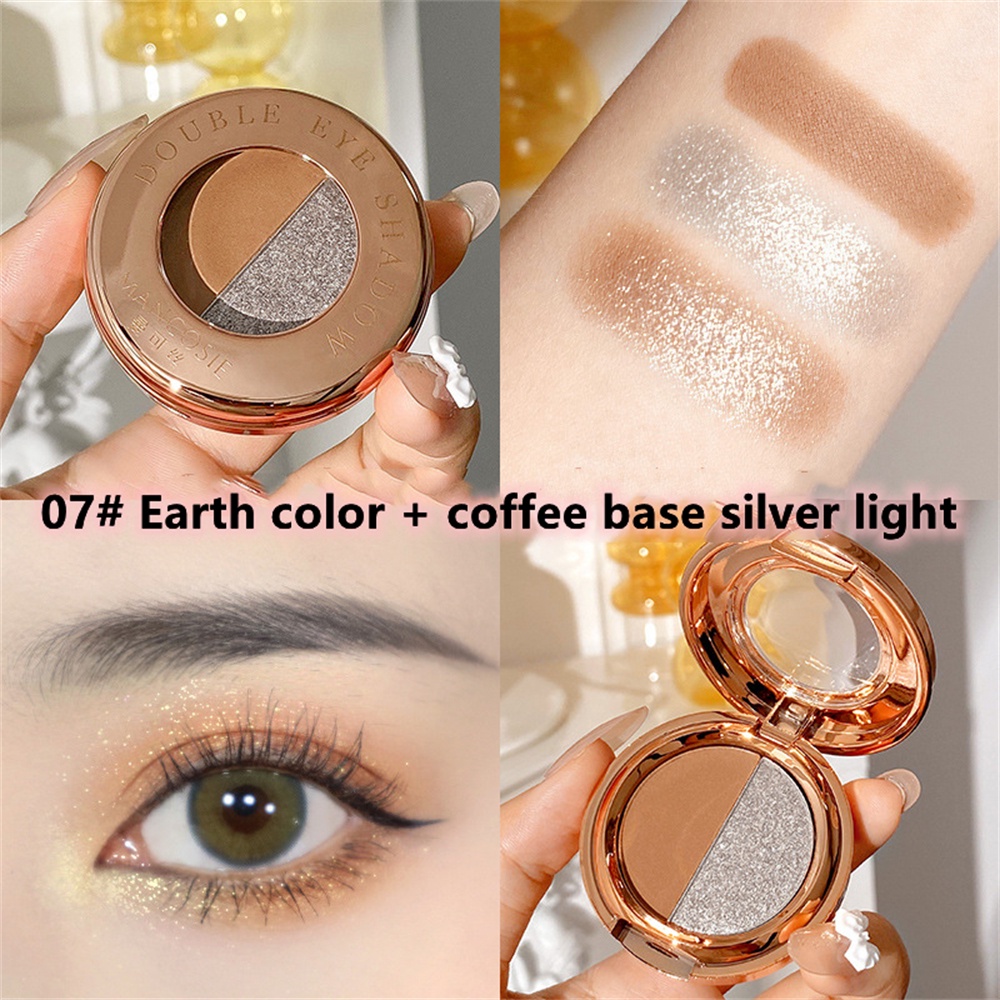 Bảng Phấn Mắt 2 nhung Màu Lì lấp lánh thời trang cho sinh viên