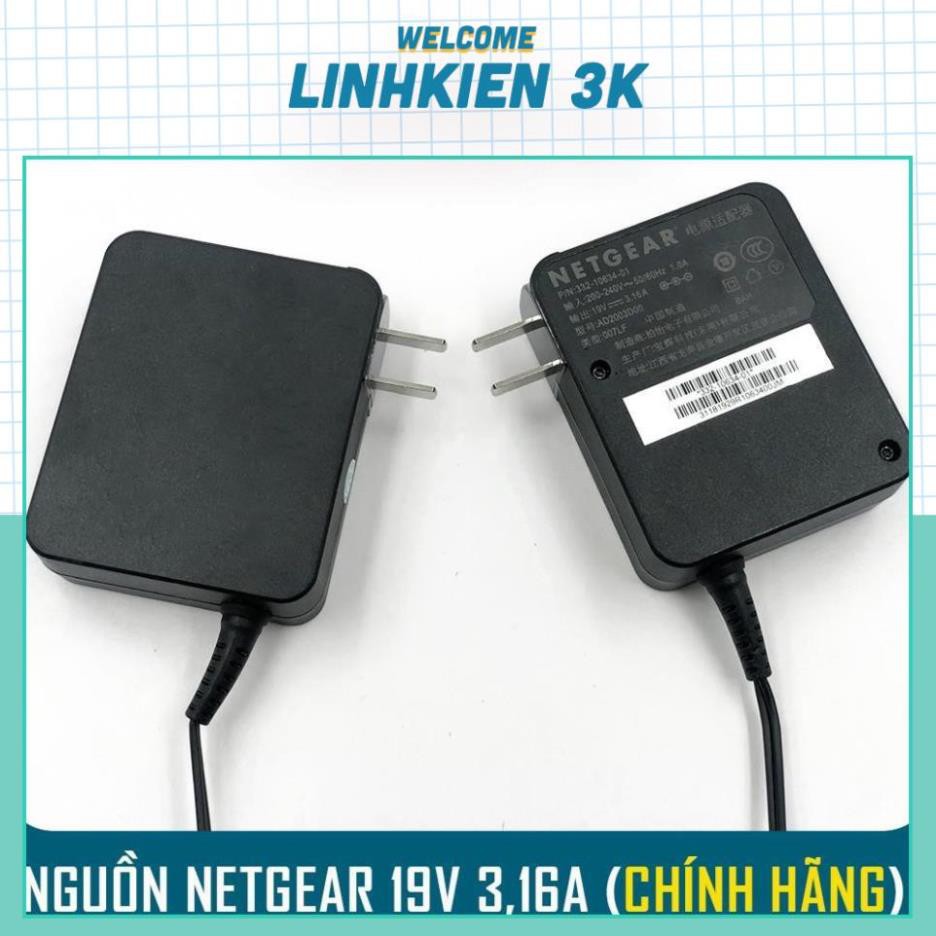 Nguồn Adapter 19V 3.16 có thể boost lên 5A (Chính Hãng Netgear) - Jack 5.0(3.0)