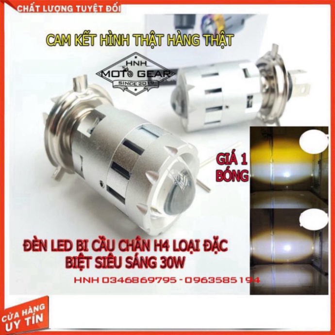 Đèn Pha Led Bi Cầu 2 Màu Cos Vàng Pha Trắng ( J One)