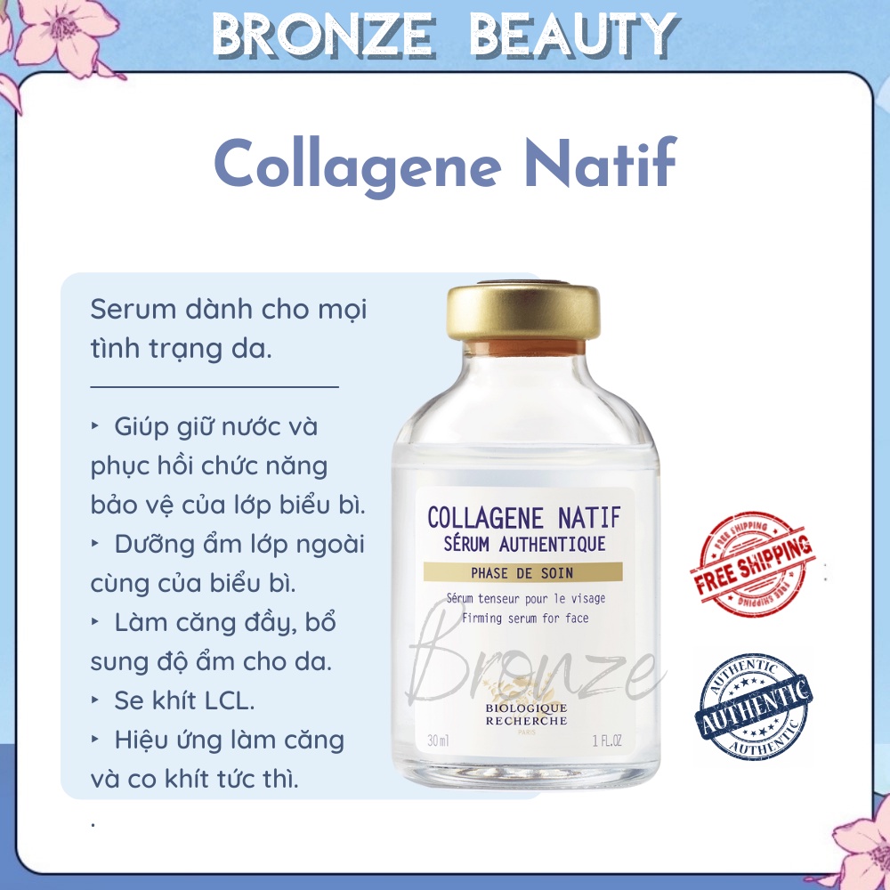 Serum Collagene Natif tinh chất collagen làm căng và săn chắc da tức thì - K14