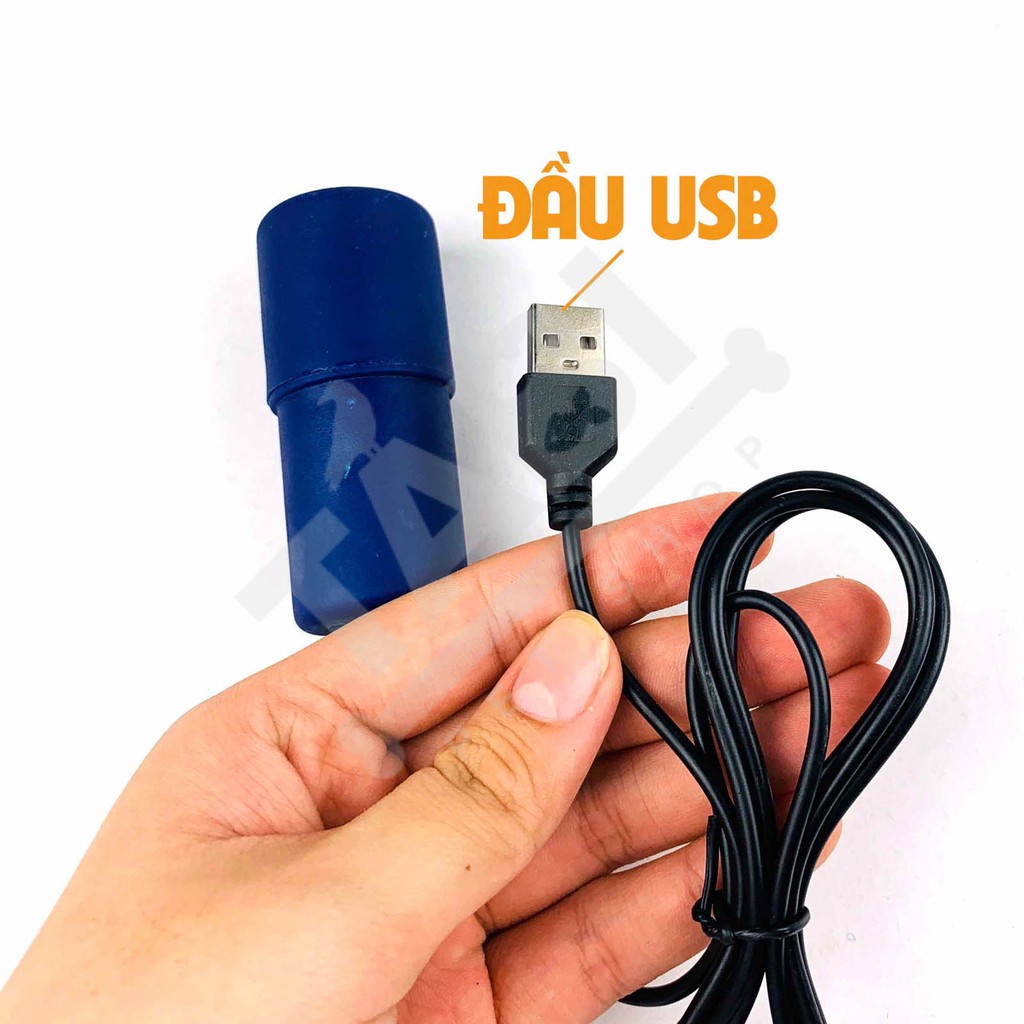 Máy Sủi Oxy Mini Kết Nối USB - Sục Khí Oxi Cho Bể Cá Cảnh Siêu Êm Và Nhẹ