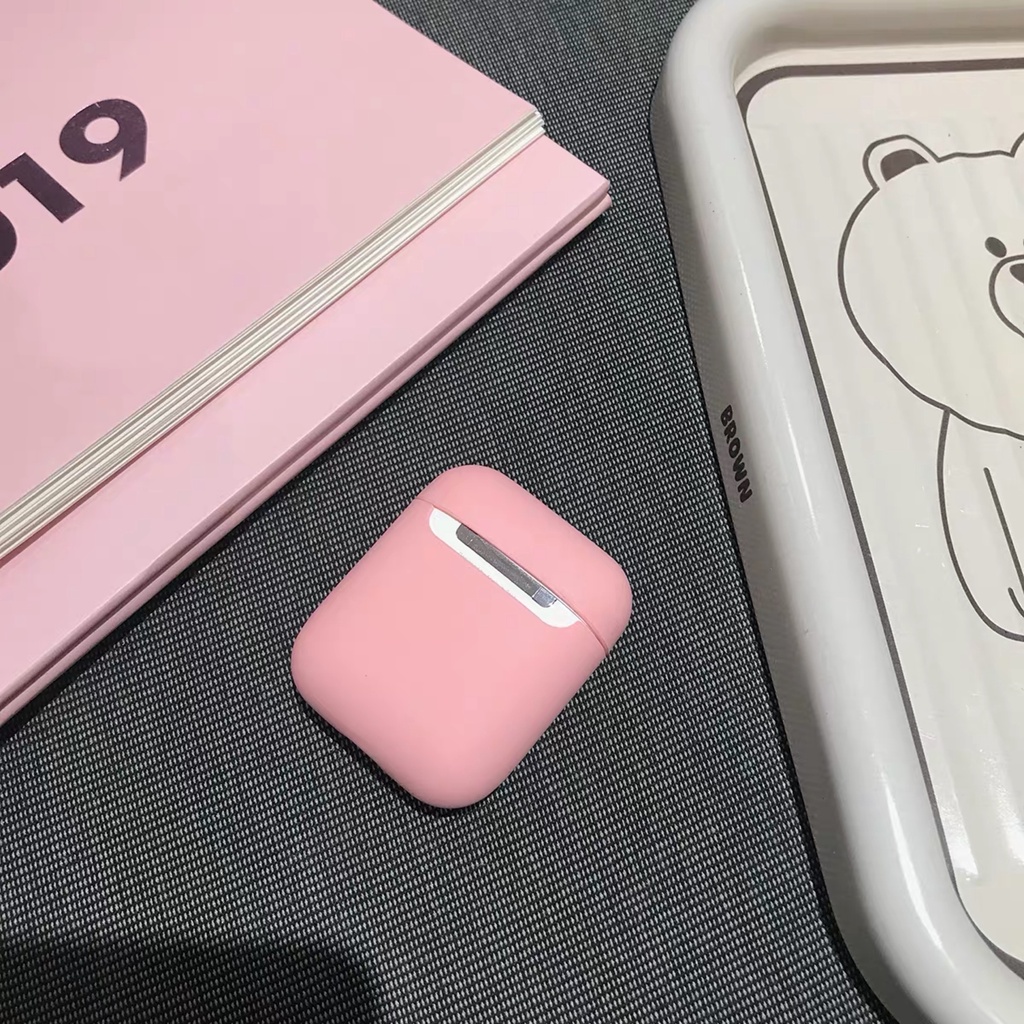 Vỏ bảo vệ hộp sạc tai nghe Bluetooth compatible AirPods 1 2 Apple Bluetooth hình ươm Âm ảnh