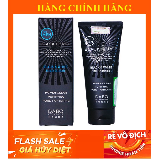 [Chính Hãng] Sữa Rửa Mặt Cho Nam Dabo Black Force For Men