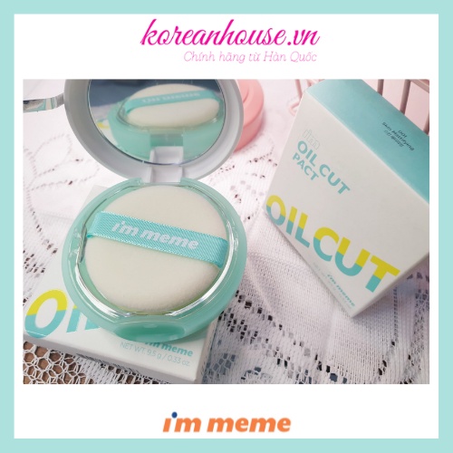 [Chính hãng] PHẤN PHỦ KIỀM DẦU I'M MEME SKIN MATTIFYING OIL CUT PACT 9.5g