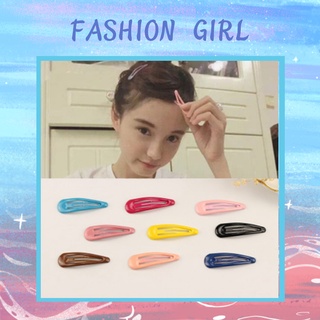 Kẹp Tóc Kim Loại Hình Giọt Nước Đơn Giản Phong Cách Hàn Quốc Cho Bé