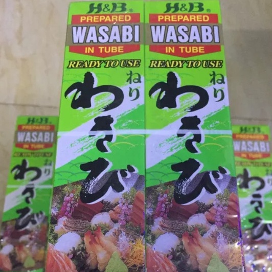 Combo 3 tuýp mù tạc wasabi H&amp;B, NGỌC HIỂN FOODY