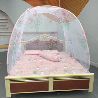 Mùng tự bung đỉnh rộng chống muỗi cao cấp Mộc Miên (Loại tốt siêu dày)