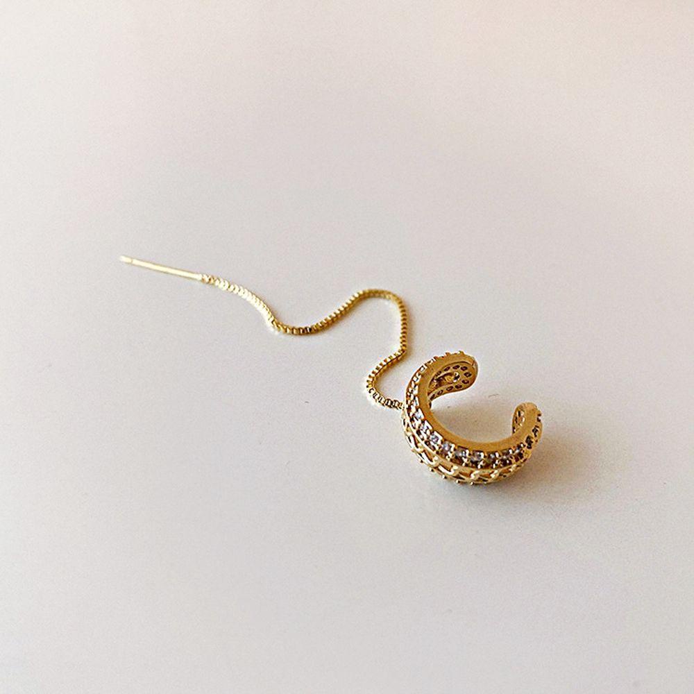 Bông Tai Tua Rua Bằng Đồng Phong Cách Hàn Quốc