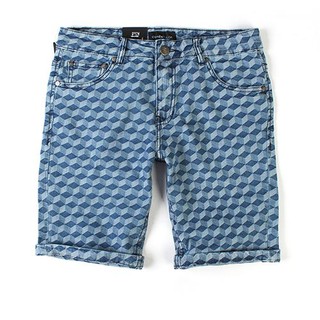 Quần short kaki jean hoa tiết big size - ms: ct1174