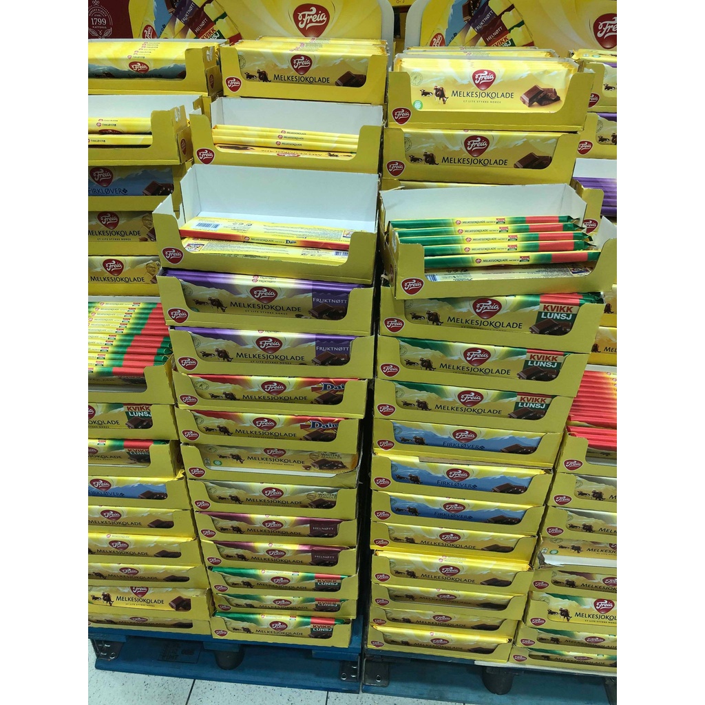 Chocolate Sữa Freia Fruktnøtt  Nauy