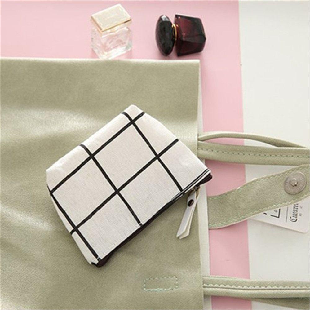 Ví đựng tiền xu UUMIR cỡ mini bằng vải lanh cotton kiểu dáng mới