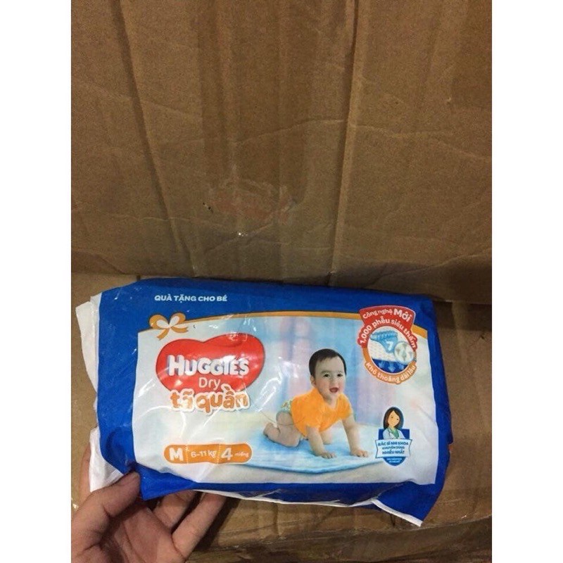 Combo 100 tã quần Huggies size M (6-10kg)