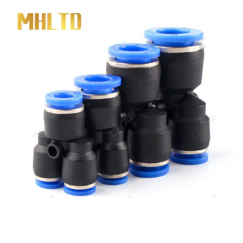 Đầu Nối Ống Khí Nén Hình Chữ Y 3 Chiều 4mm 6mm 8mm 10mm 12mm 14mm 16mm Bằng Nhựa