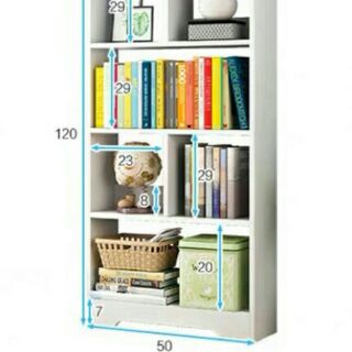 Kệ sách đứng 1m2x50x20