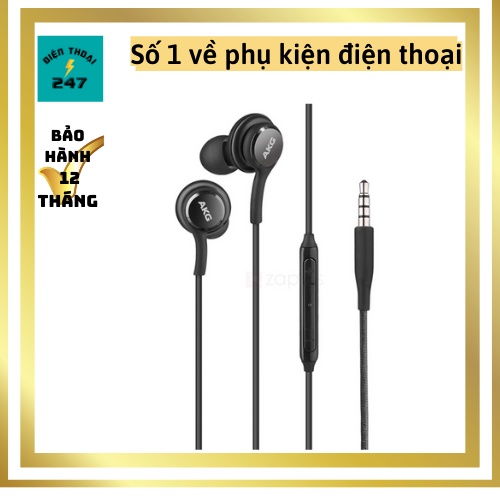 Tai nghe samsung nhét tai có dây AKG S10+ jack 3.5 linh kiện, tương thích nhiều loại máy, chống ồn cao, âm thanh hay