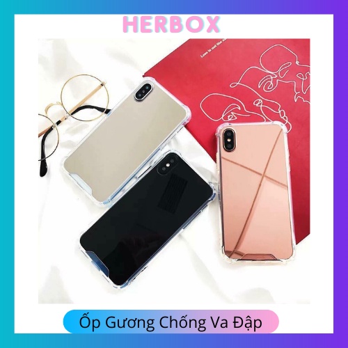Ốp Gương Chống Va Đập - Chống Sốc - Ốp Dẻo iphone 5s/6s/6/7/8/7plus/8plus/x/xs/xsmax C1-2