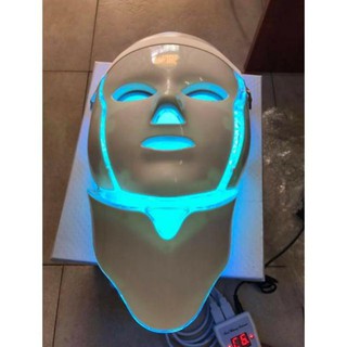 Mặt Nạ Ánh Sáng Sinh Học 7 Màu, Có Cổ, Kết Hợp Điện Di