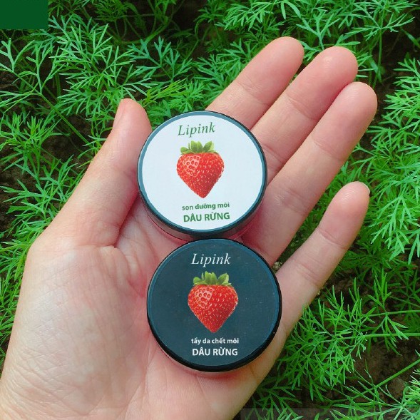 Combo dưỡng môi và tẩy tế bào chết môi LIPINK Dâu rừng - Dưỡng môi hồng hào, loại bỏ bong tróc, thâm sạm - Vườn Mỹ Phẩm | BigBuy360 - bigbuy360.vn
