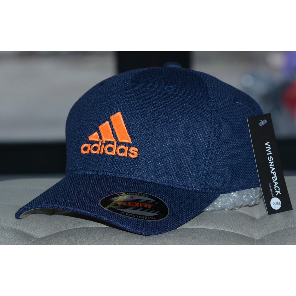 Nón adidas bít đuôi thể thao thời trang,mũ lưỡi trai Flexfit Adidas Logo Navy Cap { Hình thật }