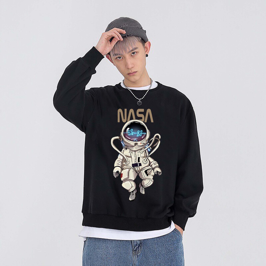 Áo Hoddie và Sweater Nỉ Bông Nam Nữ In Hình NASA