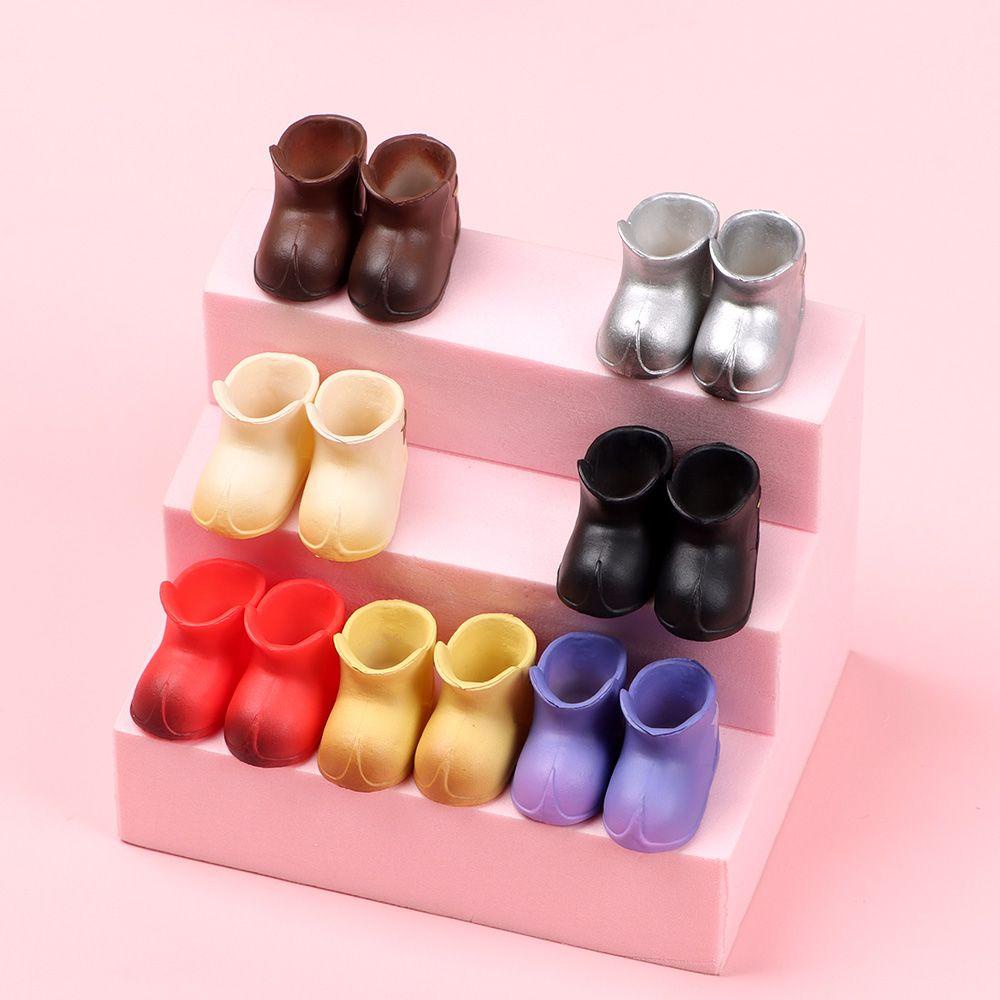 Giày Boot Đi Mưa Thời Trang Cho Búp Bê 12-16cm OB11