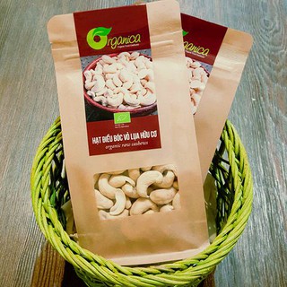 Hạt điều hữu cơ bóc vỏ lụa 350g