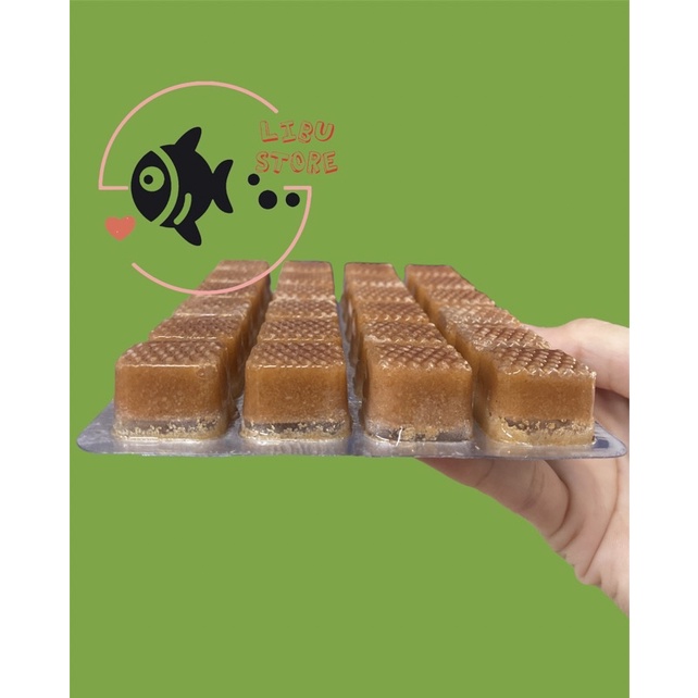 BOBO ĐÔNG LẠNH dạng vỉ 24 viên 100 gram bo bo cho cá bột cá con