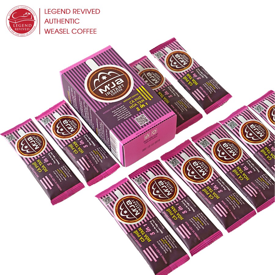 Cà Phê Đặc Sản M'JA Hòa Tan 3in1 Hộp 170g - Cà Phê Sữa Đá | BigBuy360 - bigbuy360.vn