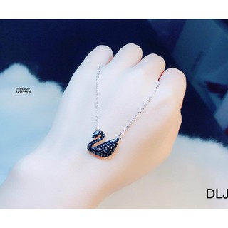 Dây chuyền bạc thiên nga đen