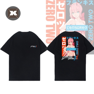 🔥BÁN CHẠY🔥Áo thun in hình Darling in the Franxx T-shirt Zero Two 02 Anime độc chất