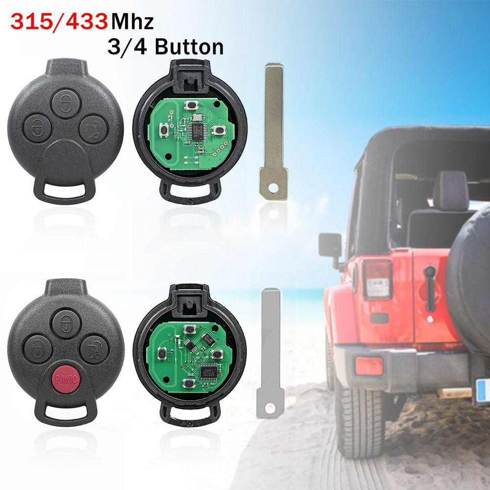 Chìa Khóa Điều Khiển Từ Xa 2 Nút 433 Mhz 315 Mhz Cho Xe Hơi Mercedes Ben