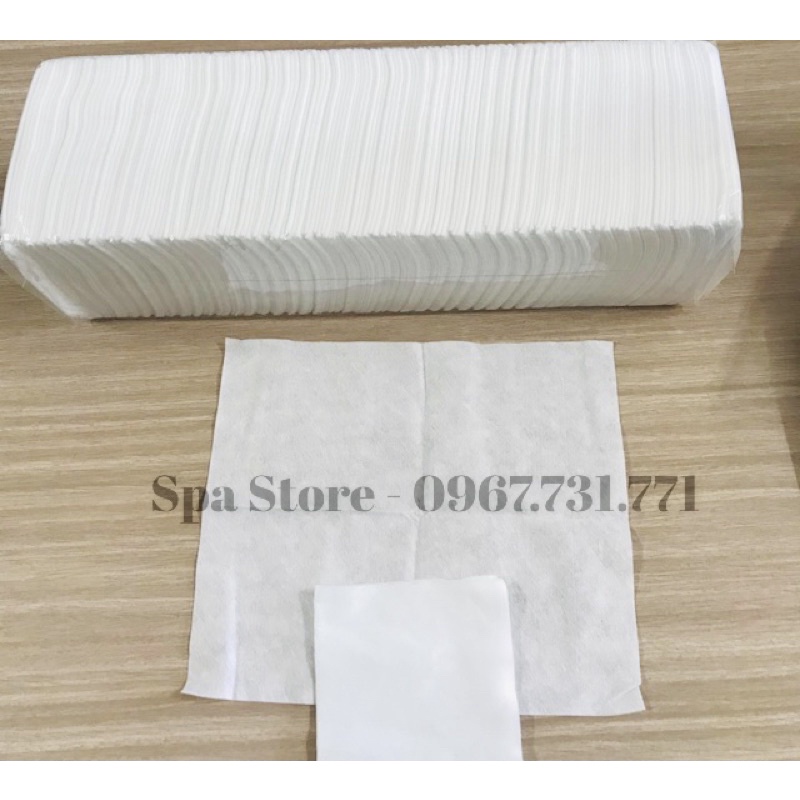Khăn giấy lau mặt cho spa