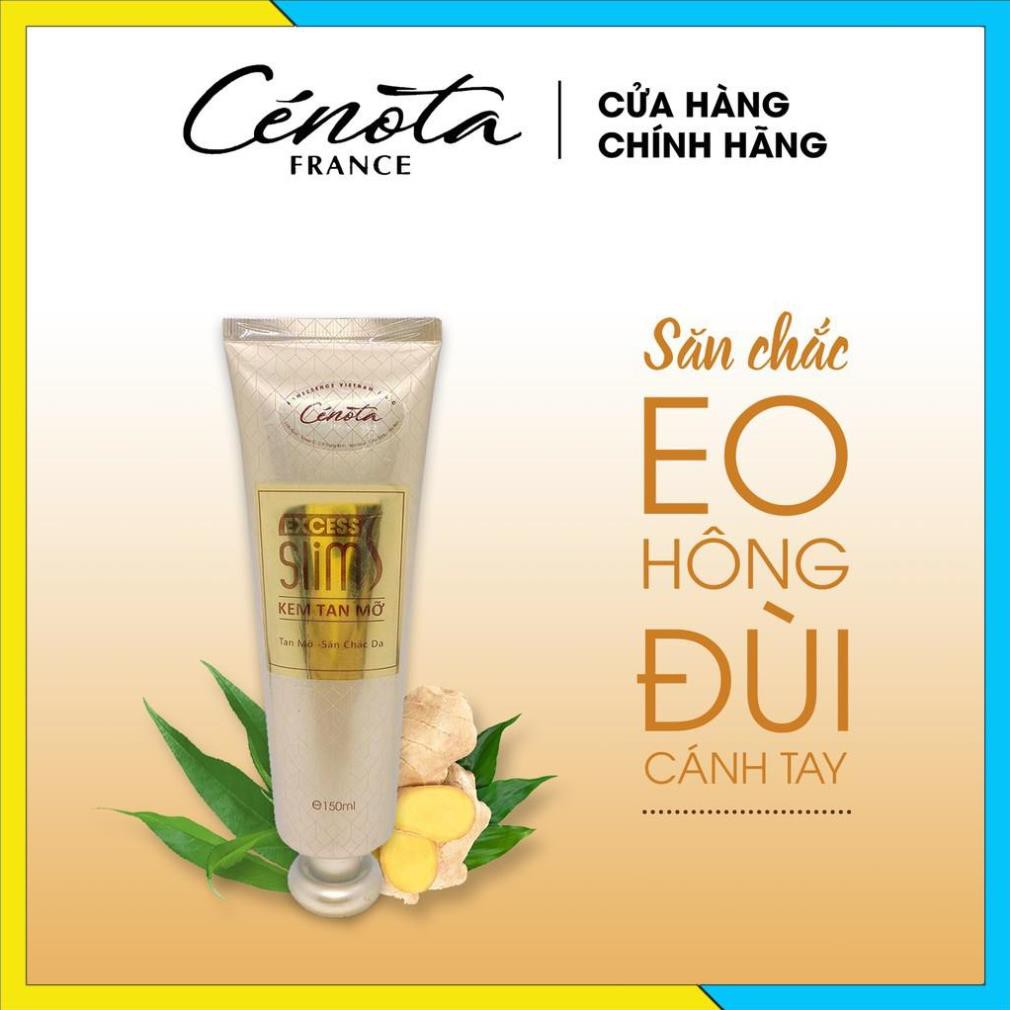 [Chính hãng] Gel tan mỡ chống rạn da Cénota Excess Slim 150ml, làm mềm, mờ thâm rạn da - Mã C25