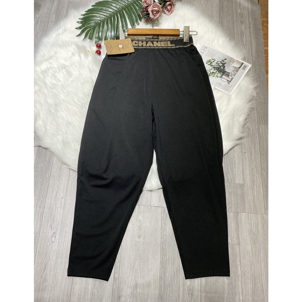 Quần baggy bom nữ cạp chun hot hit chất umi co giãn siêu đẹp có bigsize Mely Fashion QD04