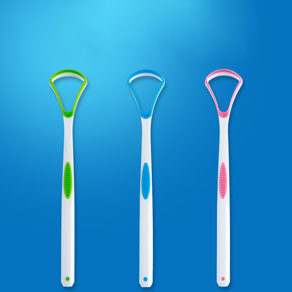 [Hàng mới về] Dụng cụ cạo lưỡi loại bỏ lớp phủ dày nhiều màu sắc dành cho chăm sóc răng miệng